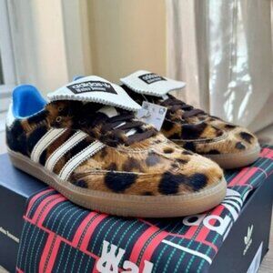 Adidas x Wales Bonner Samba Pony Leopard Print Women's